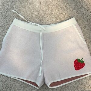 KATE Spade x Target Strawberry Embroidered Pink Women's Shorts